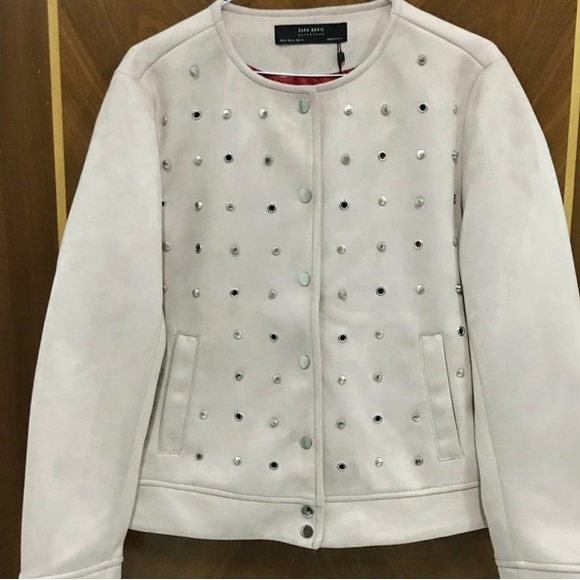 Zara suede studded jacket SALE❤️ - Picture 3 of 7